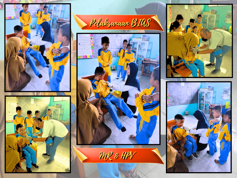 KEGIATAN BIAS MR DAN HPV DI SDN 2 SELOWOGO